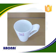 Haonai CE/LFGB/SGS/FDA food grade safe ceramicware for tea or coffee,white blank ceramic mug